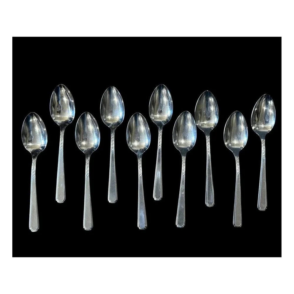 Oneida Flight‎ Criss Cross Stainless Flatware Set 52 Pc MCM Fork Spoon Knife Lot